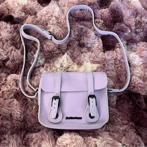 Dr. Martens Lilac Purple Pisa Leather Crossbody Purse